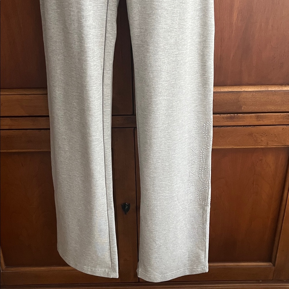 BCBG MAXAZRIA Heather Gray Jogger Pants Sz M NWT - Picture 6 of 17